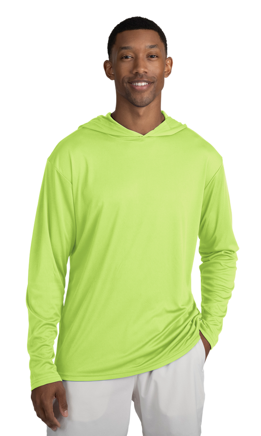Blue Generation Adult Long Sleeve Hooded Tee-BG7310