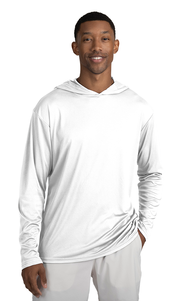 Blue Generation Adult Long Sleeve Hooded Tee-BG7310