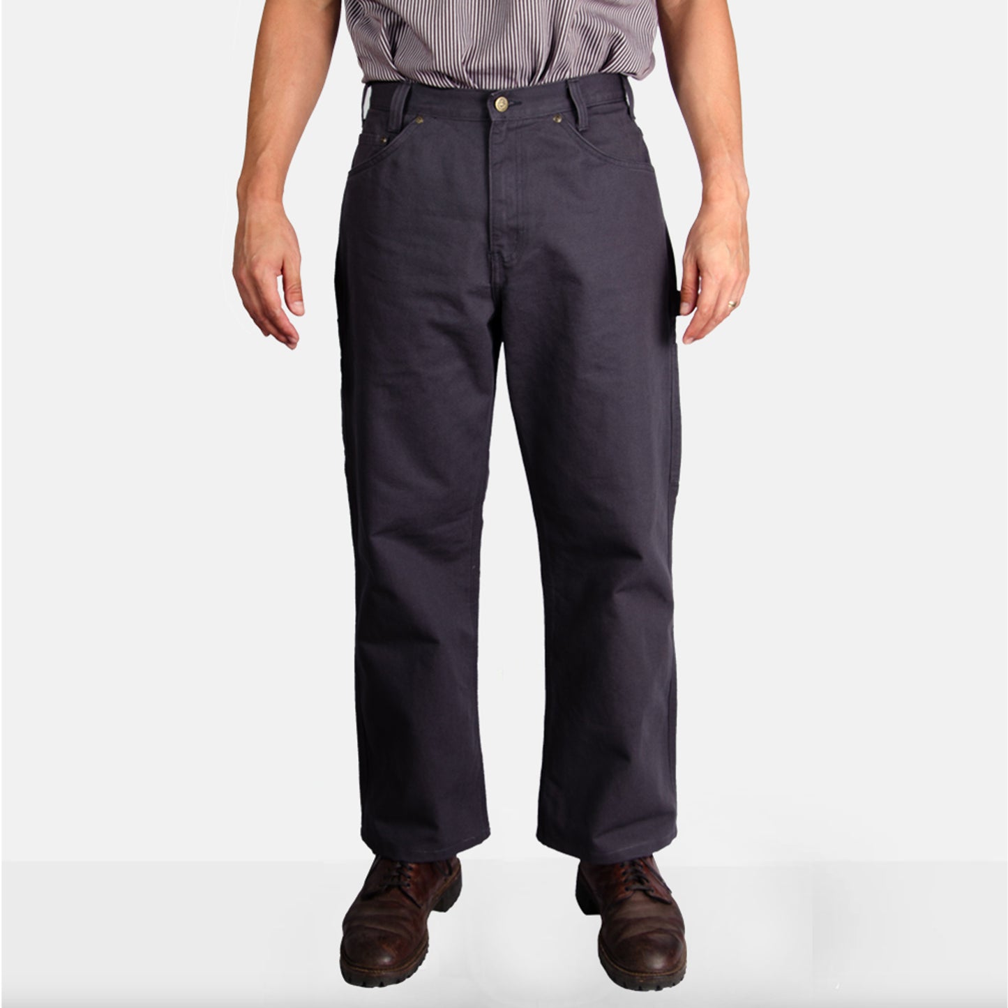 Ben Davis Canvas Carpenter Pants - Charcoal