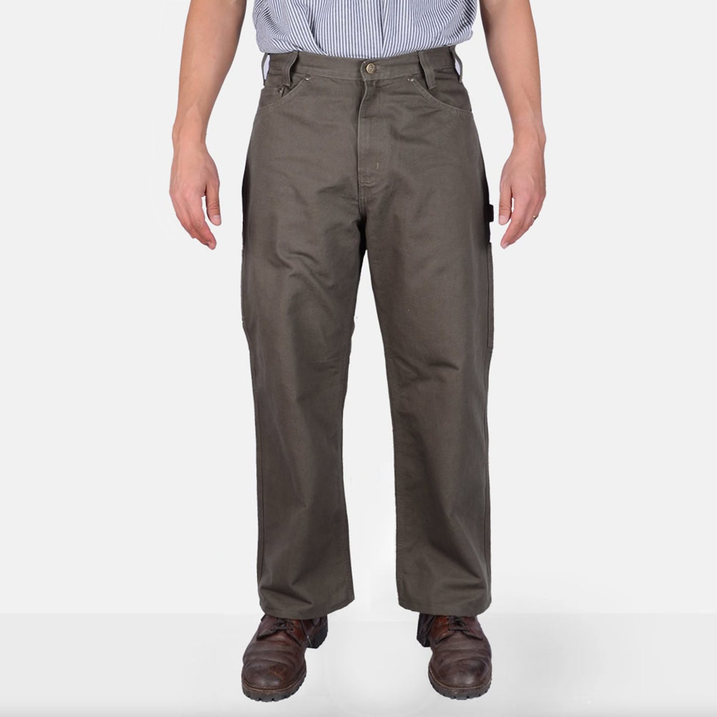 Ben Davis Canvas Carpenter Pants - Olive