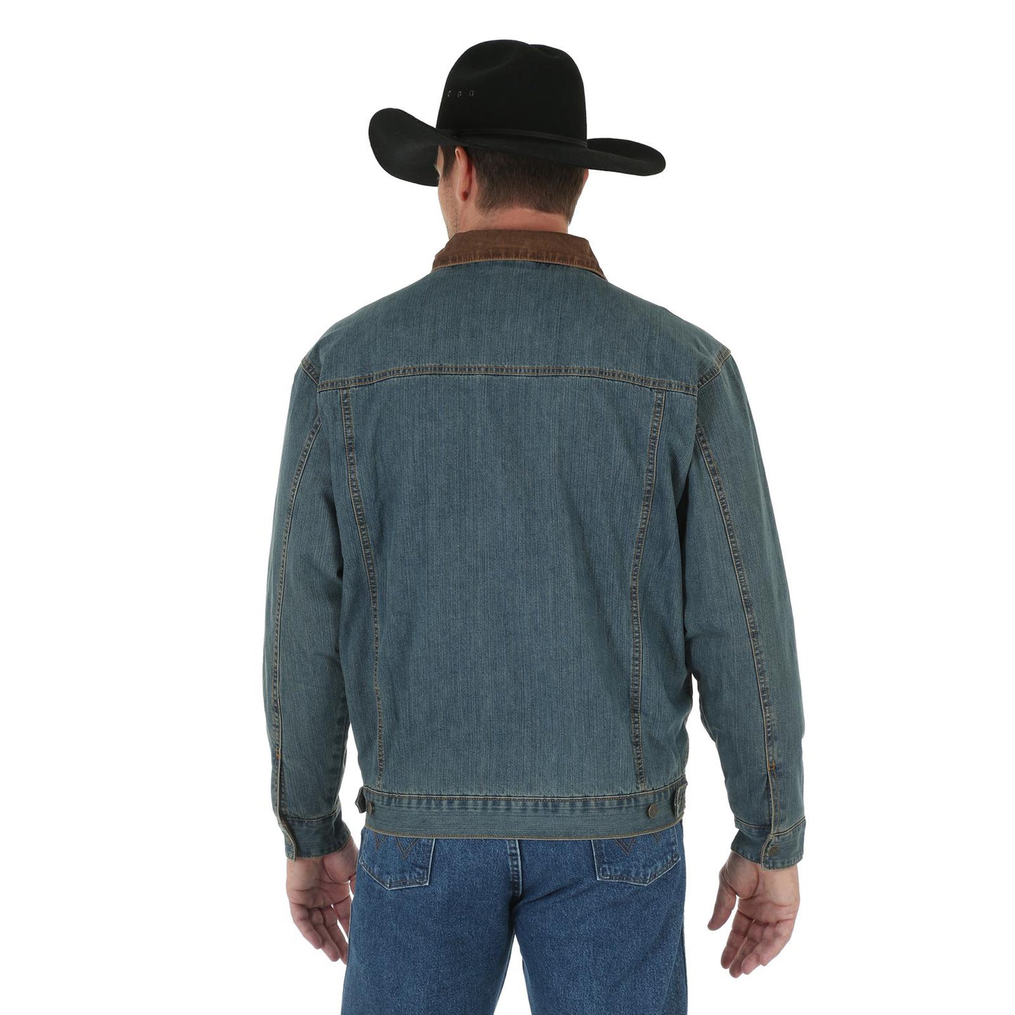 Wrangler® Blanket Lined Denim Jacket - Rustic