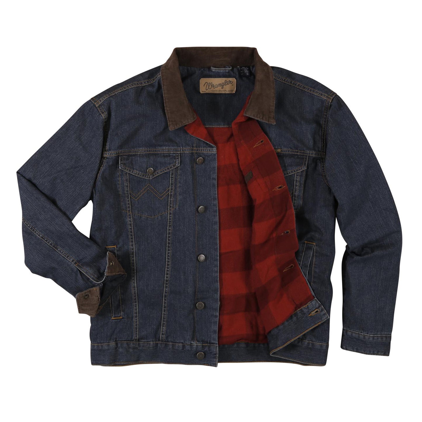 Wrangler® Blanket Lined Denim Jacket - Rustic