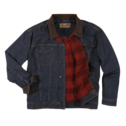 Wrangler® Blanket Lined Denim Jacket - Rustic