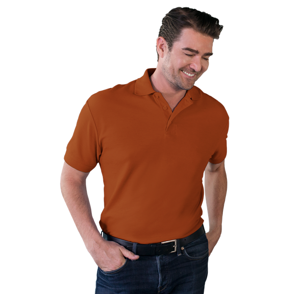 Blue Generation Men's Soft Touch Short-Sleeve Pique Polo-BG7500