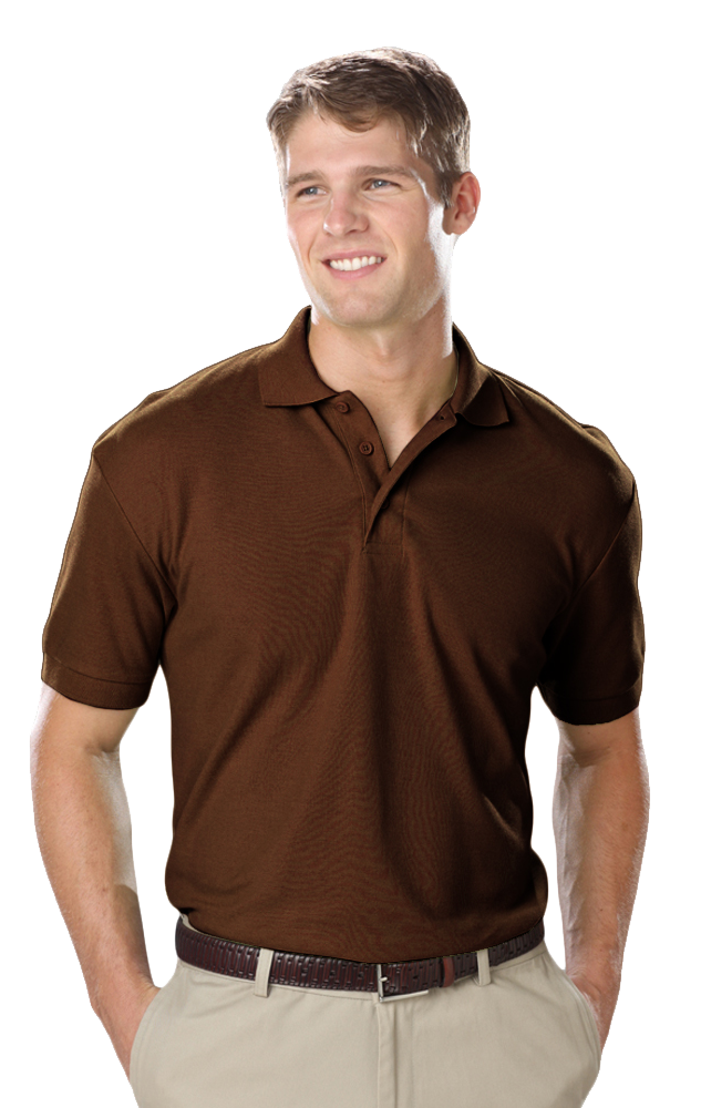 Blue Generation Men's Soft Touch Short-Sleeve Pique Polo-BG7500
