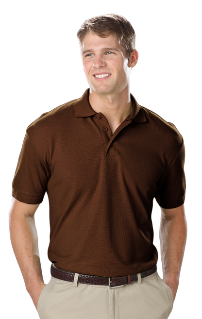 Blue Generation Men's Soft Touch Short-Sleeve Pique Polo-BG7500