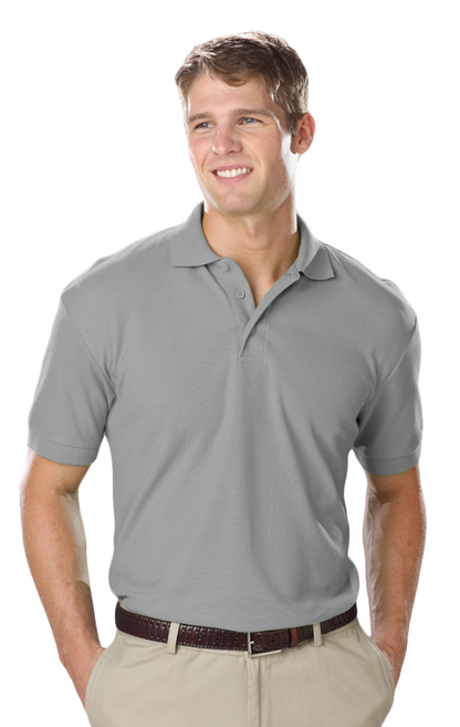 Blue Generation Men's Soft Touch Short-Sleeve Pique Polo-BG7500
