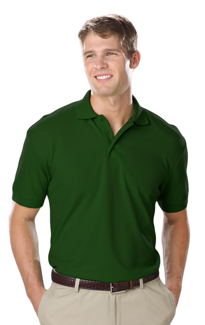 Blue Generation Men's Soft Touch Short-Sleeve Pique Polo-BG7500