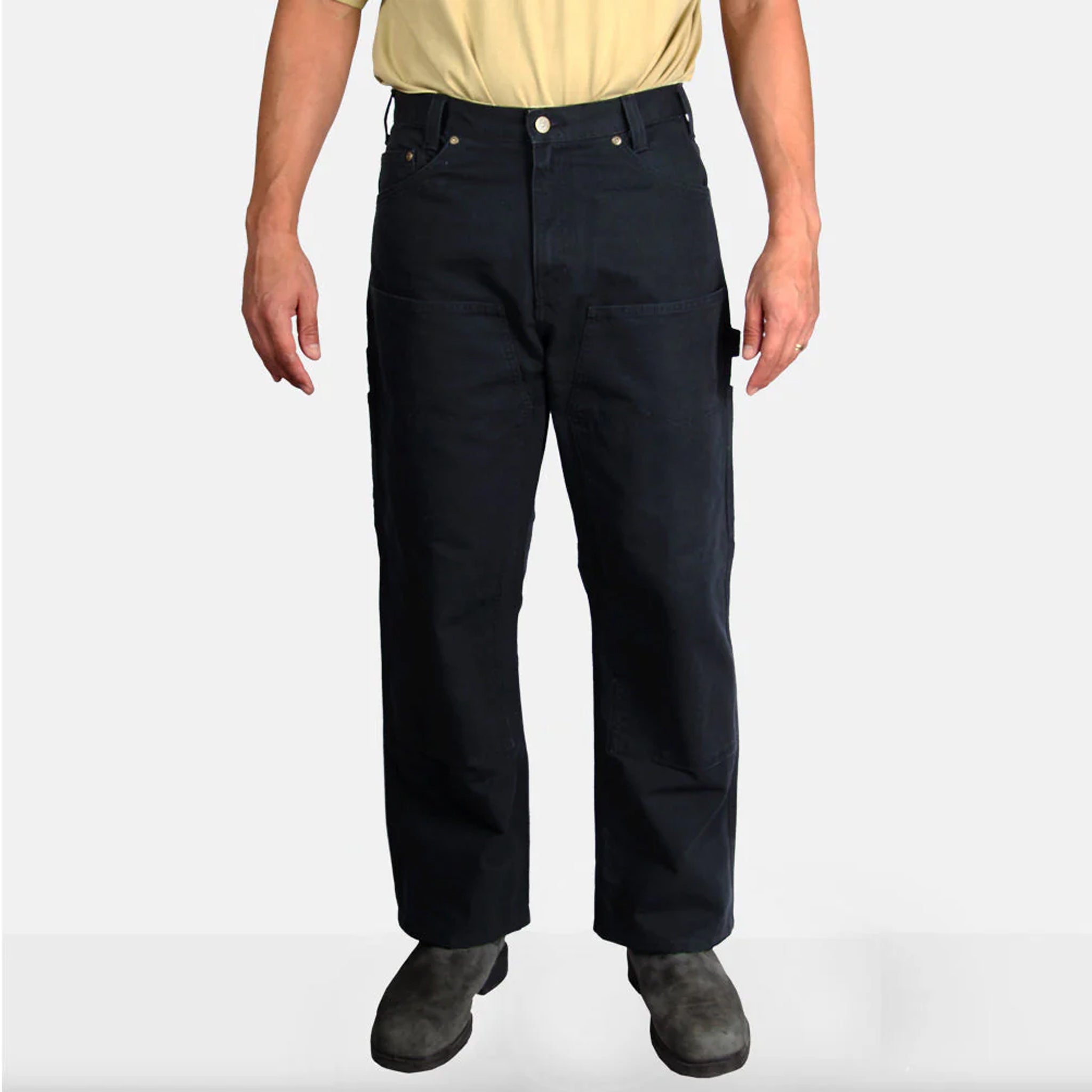Ben Davis Canvas Double Knee Carpenter Pants - Black (754