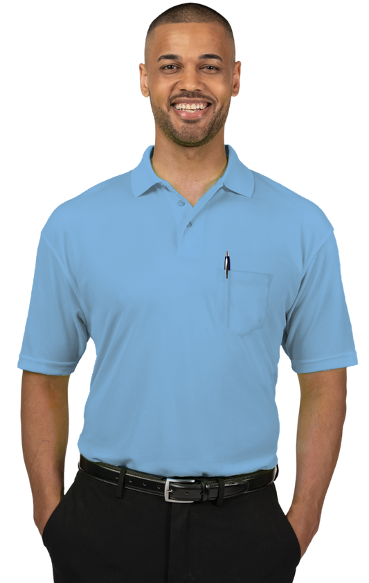 Blue Generation Adult Avenger Pocket Polo-BG7603 - Basics Clothing Store