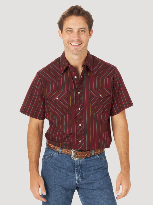 Wrangler® Sport Western Snap Shirt - Short Sleeves (Regular Sizes) -  Assorted - 76201AA