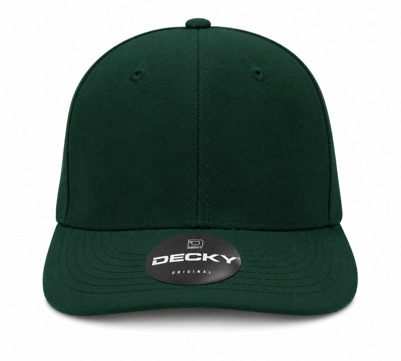 Decky 6 Panel Mid Profile Structured Acrylic/Polyester Cap #207