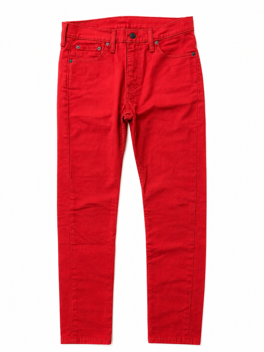 Levi's 510 Skinny Fit Red Denim Jeans – Men's (30x30) (Return) (Clearance)