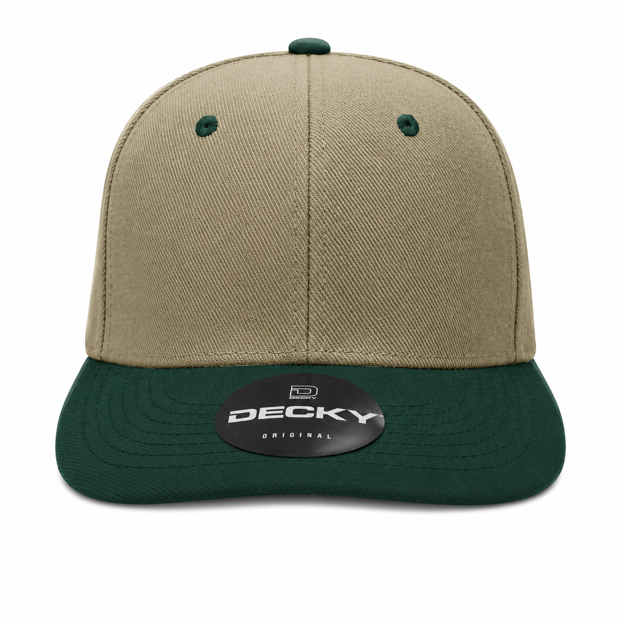 Decky 6 Panel Mid Profile Structured Acrylic/Polyester Cap #207