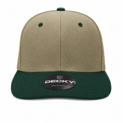 Decky 6 Panel Mid Profile Structured Acrylic/Polyester Cap #207