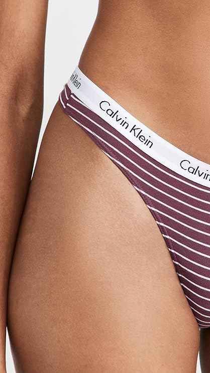 Calvin Klein Women's Carousel Logo Cotton Thong Multipack Panty (Free Shipping)