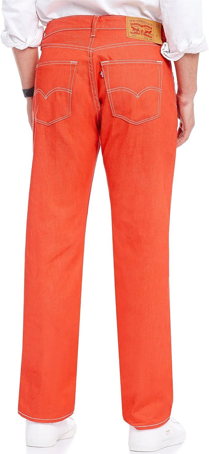 Discontinued  Levi's Men's 501 Original Shrink-to-Fit Jeans Coral  00501-2405
