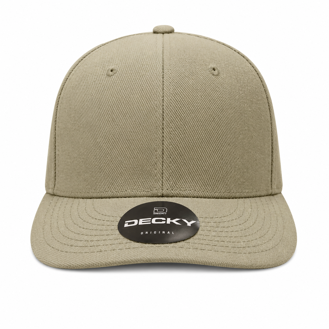 Decky 6 Panel Mid Profile Structured Acrylic/Polyester Cap #207