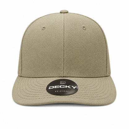 Decky 6 Panel Mid Profile Structured Acrylic/Polyester Cap #207