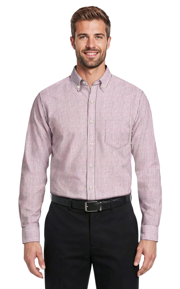 Blue Generation Men's L/S Oxford Shirt-BG8214