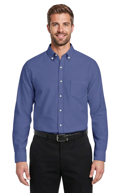 Blue Generation Men's L/S Oxford Shirt-BG8214