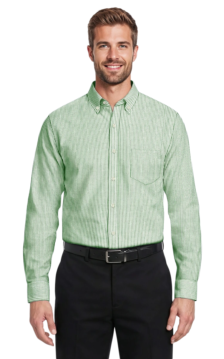 Blue Generation Men's L/S Oxford Shirt-BG8214