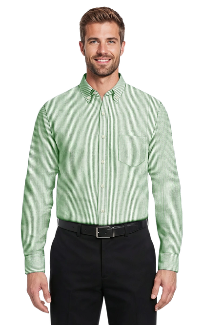Blue Generation Men's L/S Oxford Shirt-BG8214