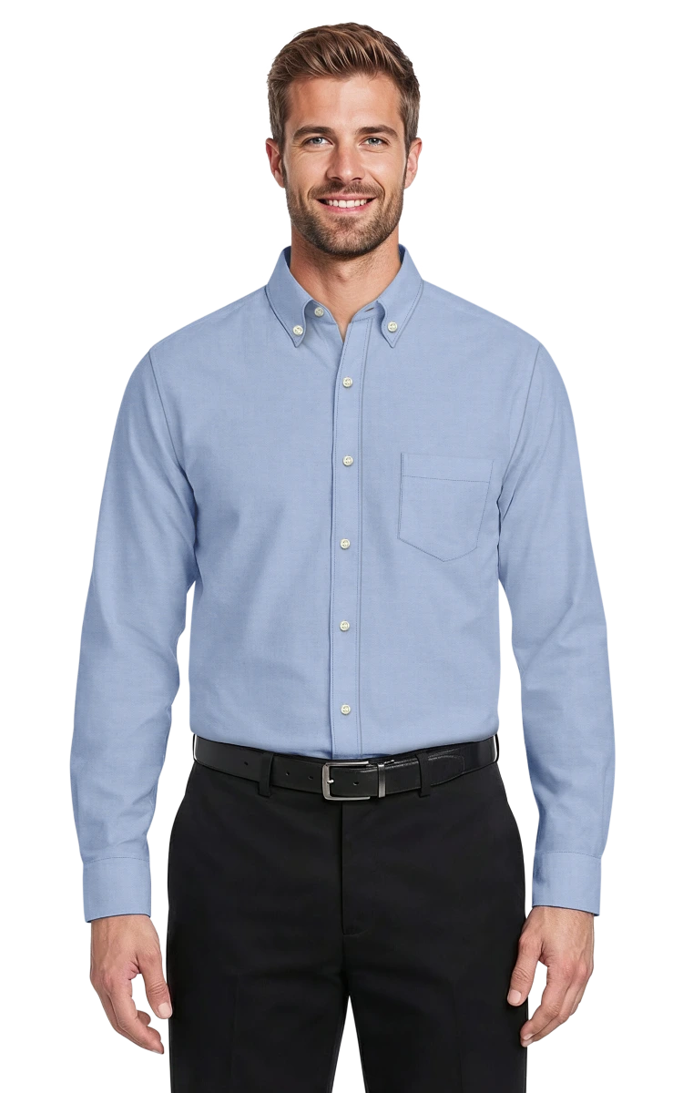 Blue Generation Men's L/S Oxford Shirt-BG8214