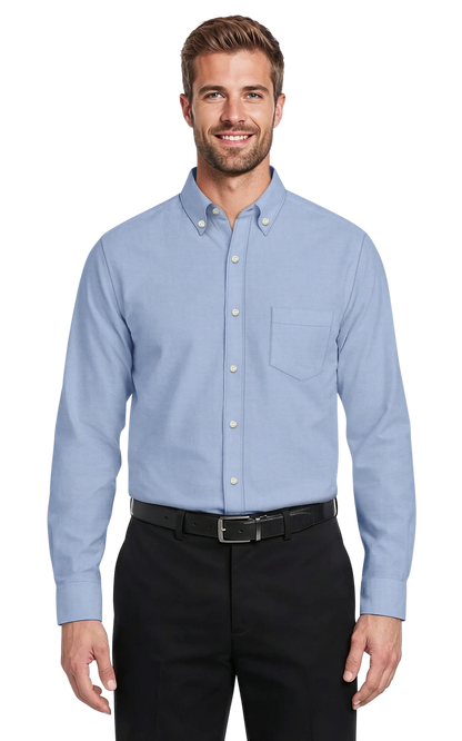 Blue Generation Men's L/S Oxford Shirt-BG8214
