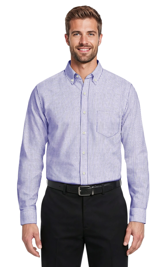 Blue Generation Men's L/S Oxford Shirt-BG8214