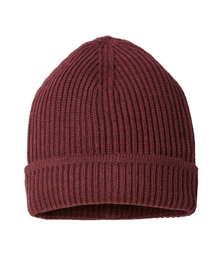 Atlantis Headwear - Sustainable Finish Edge Cuffed Beanie - MAPLE