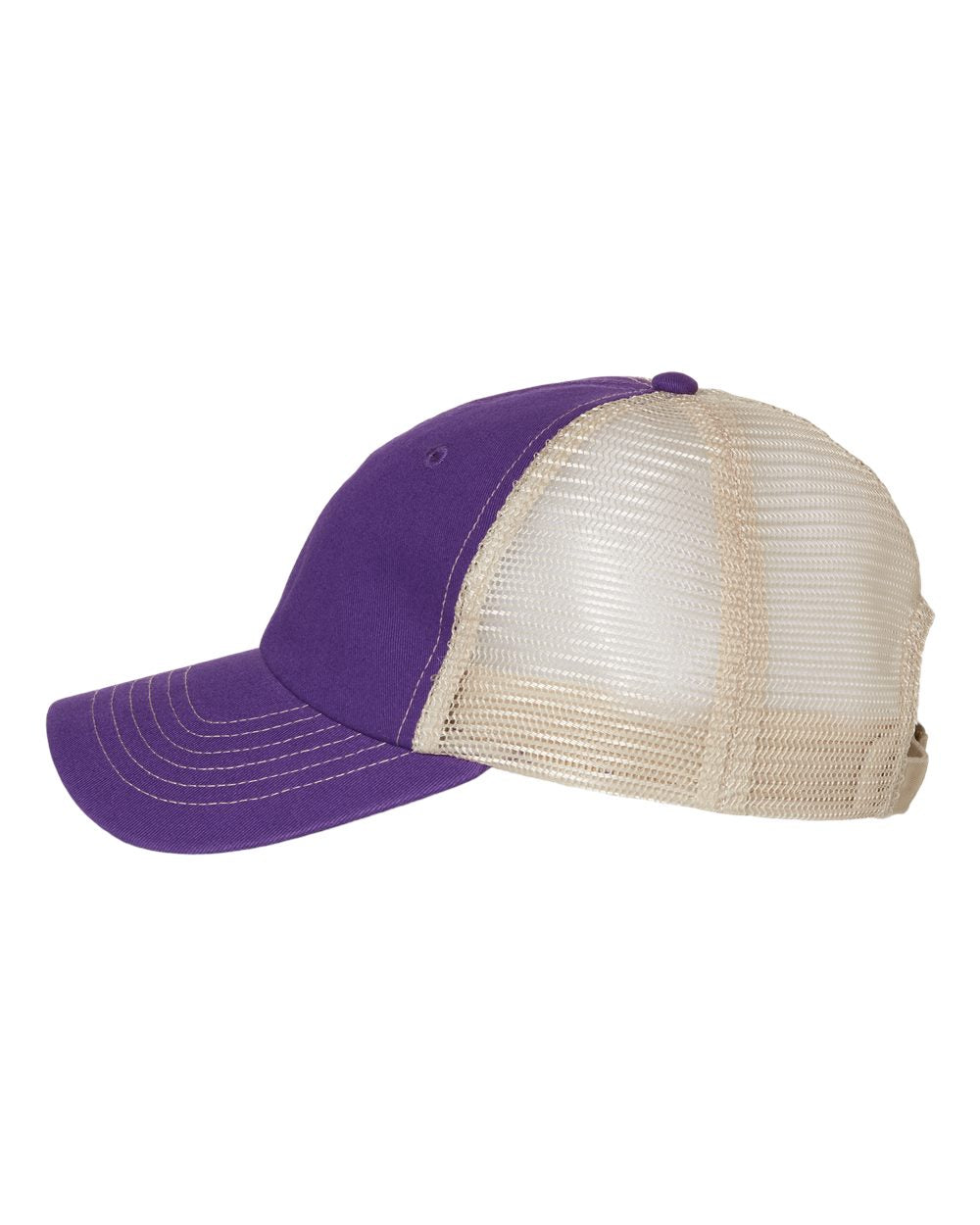 Sportsman - Contrast-Stitch Mesh-Back Cap - 3100