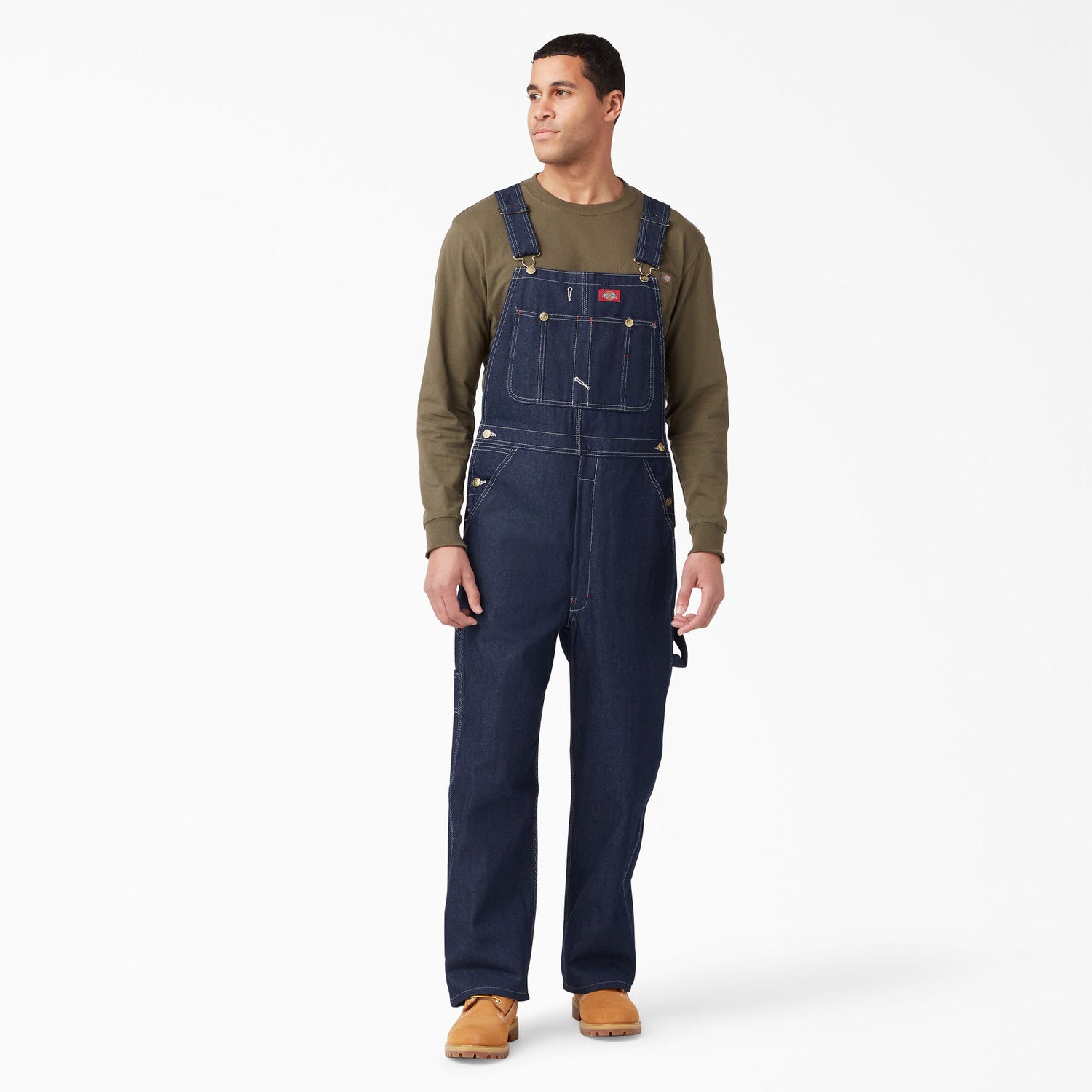 Dickies Indigo Bib Overalls - 83294 - Basics Clothing Store