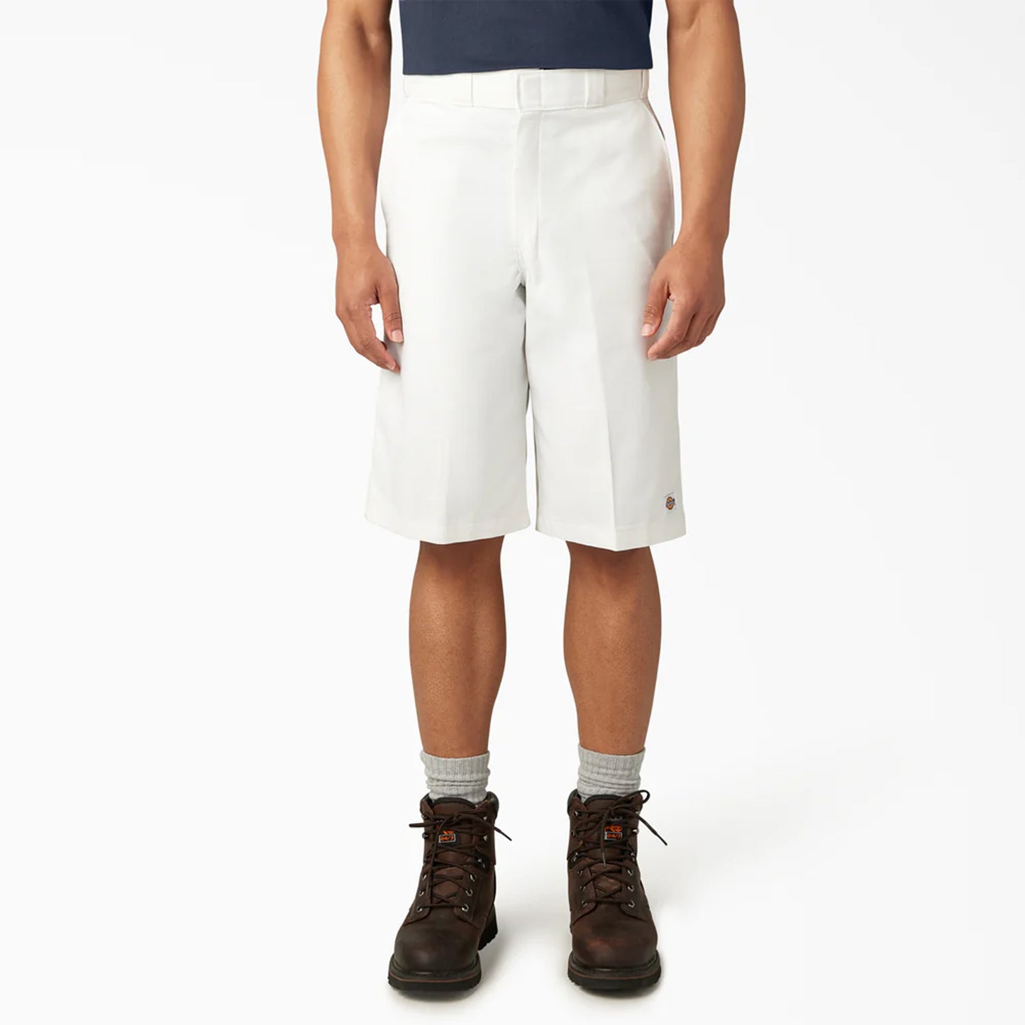 Dickies 13" Loose Fit Cargo Shorts, White, 32W, Clearance