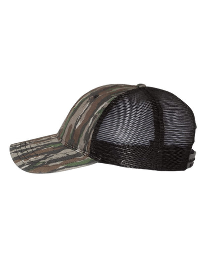 Richardson - Garment Washed Printed Trucker Cap - 111P