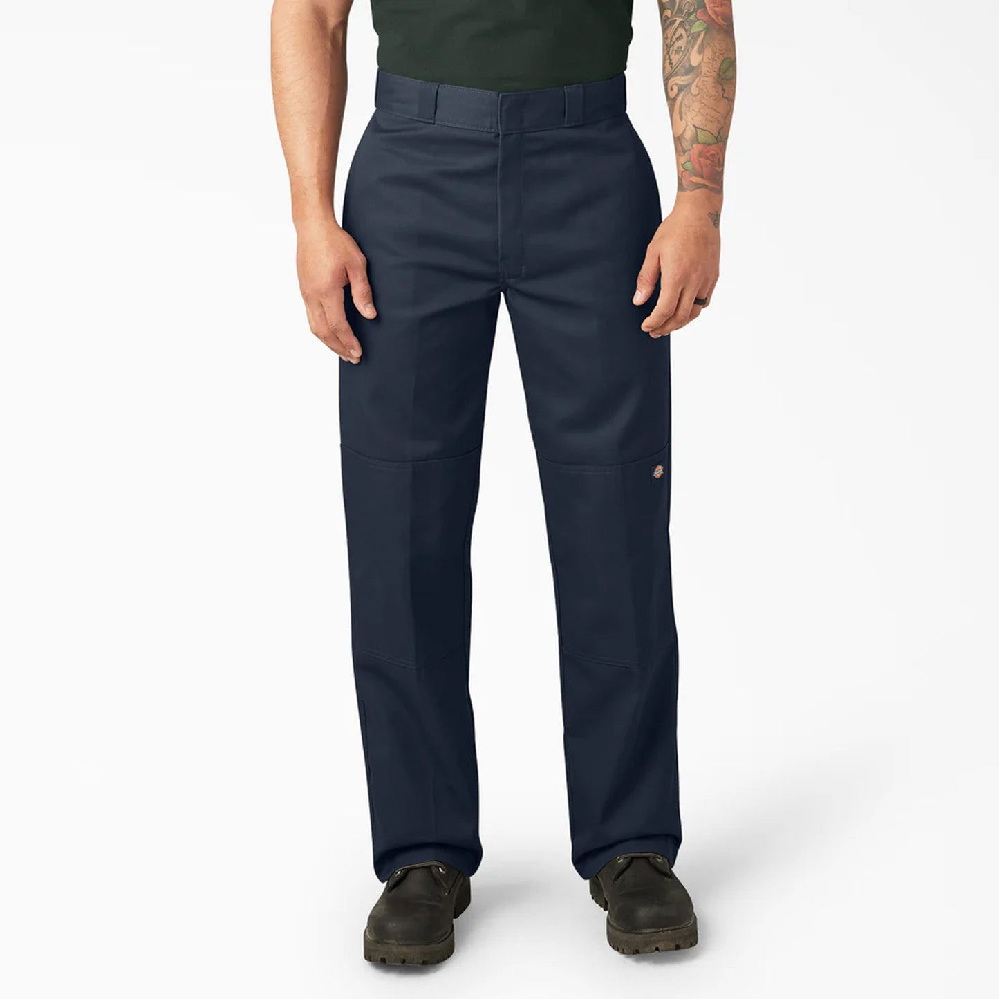Dickies Loose Fit Double Knee Work Pants, Dark Navy, 40 x 32, Clearance