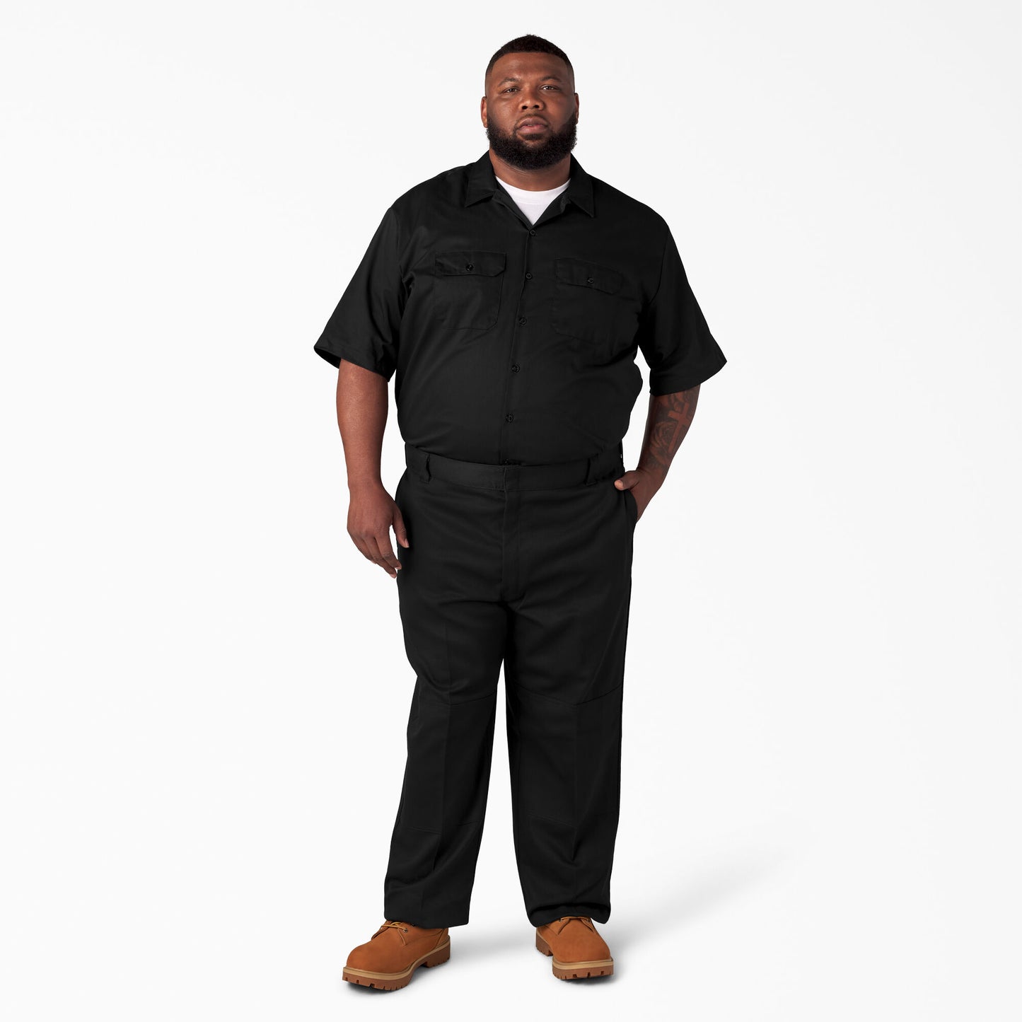 Dickies FLEX Loose Fit Double Knee Work Pants - Black