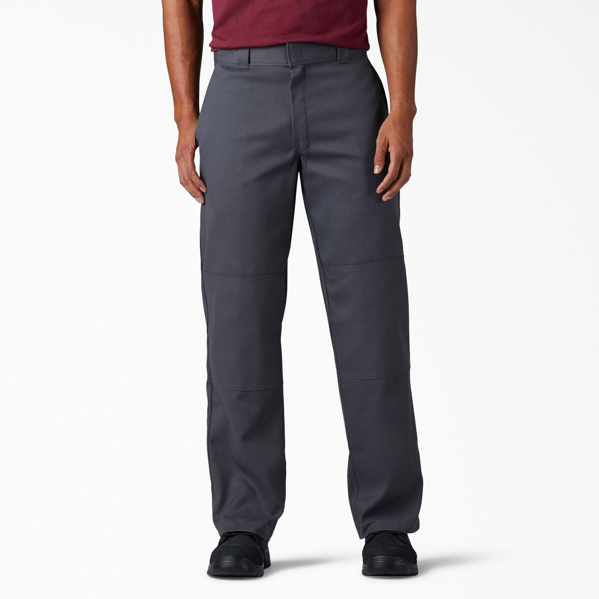 Dickies FLEX Loose Fit Double Knee Work Pants - Charcoal Gray - Basics Clothing Store