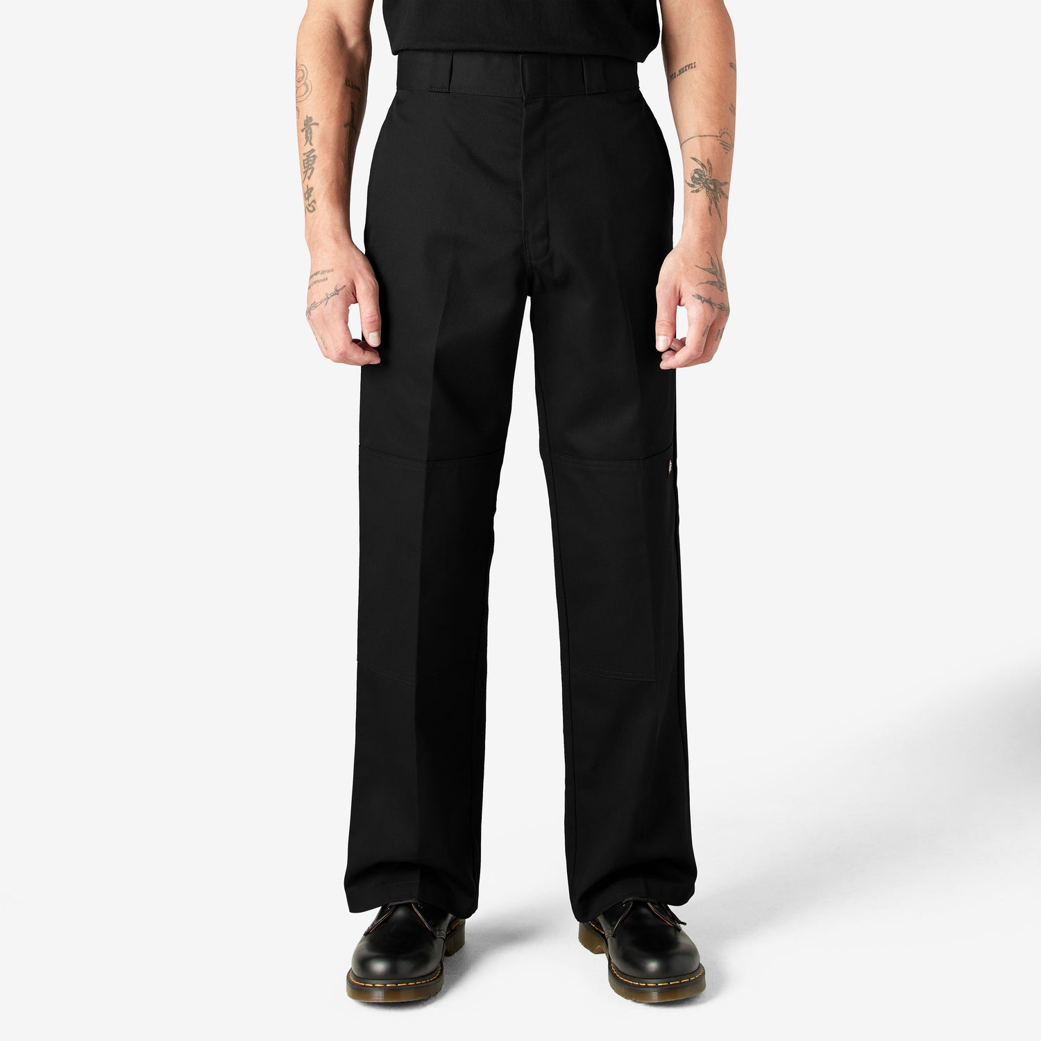 Dickies Loose Fit Double Knee Work Pants, Black, 54 x 30, Clearance - Basics Clothing Store