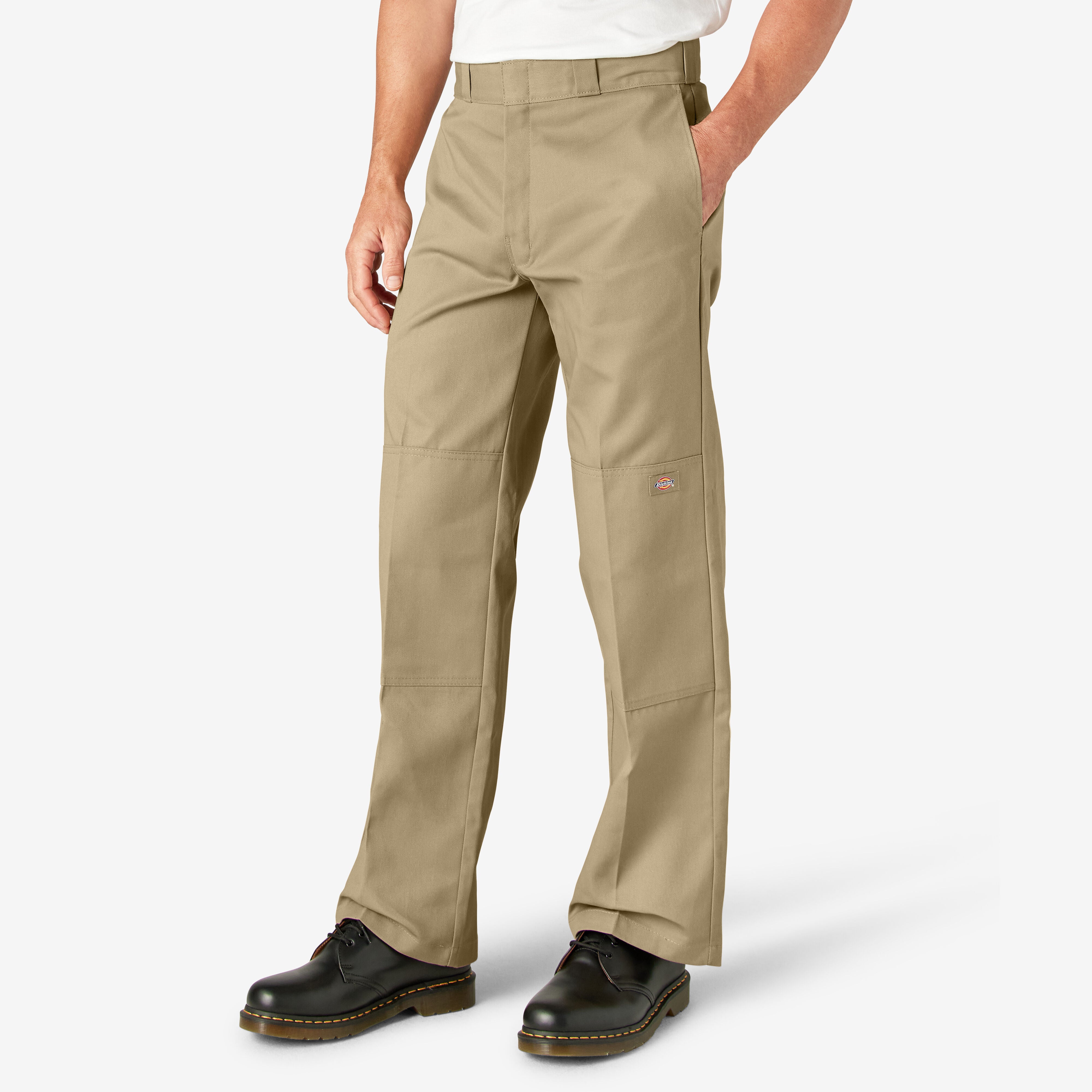 Dickies Loose Fit Double Knee Work Pants - Khaki 85283 – Basics