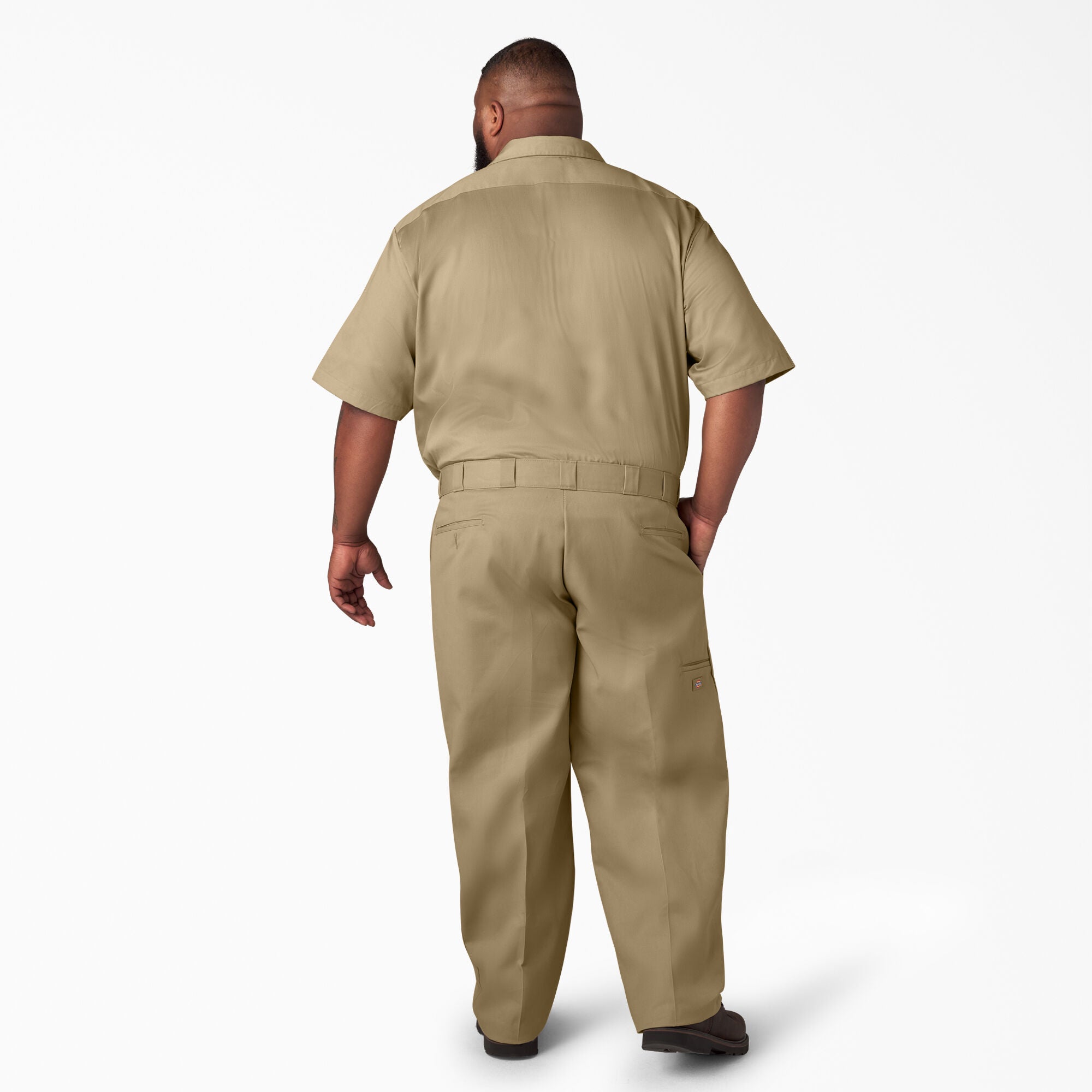 Dickies Loose Fit Double Knee Work Pants - Khaki 85283 – Basics