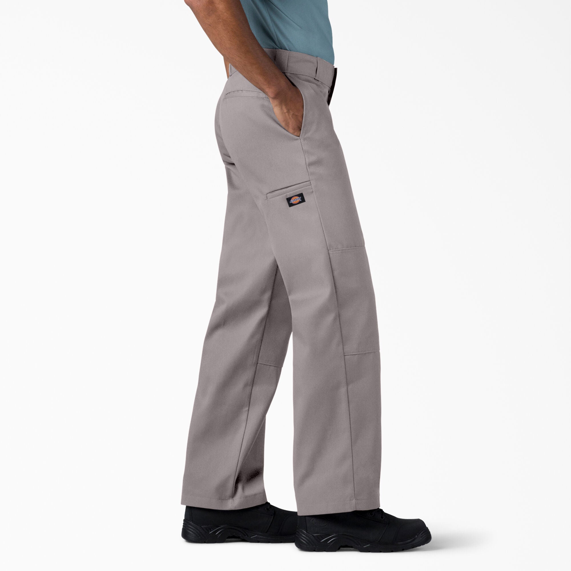 Dickies Loose Fit Double Knee Work Pants - Silver 85283 – Basics