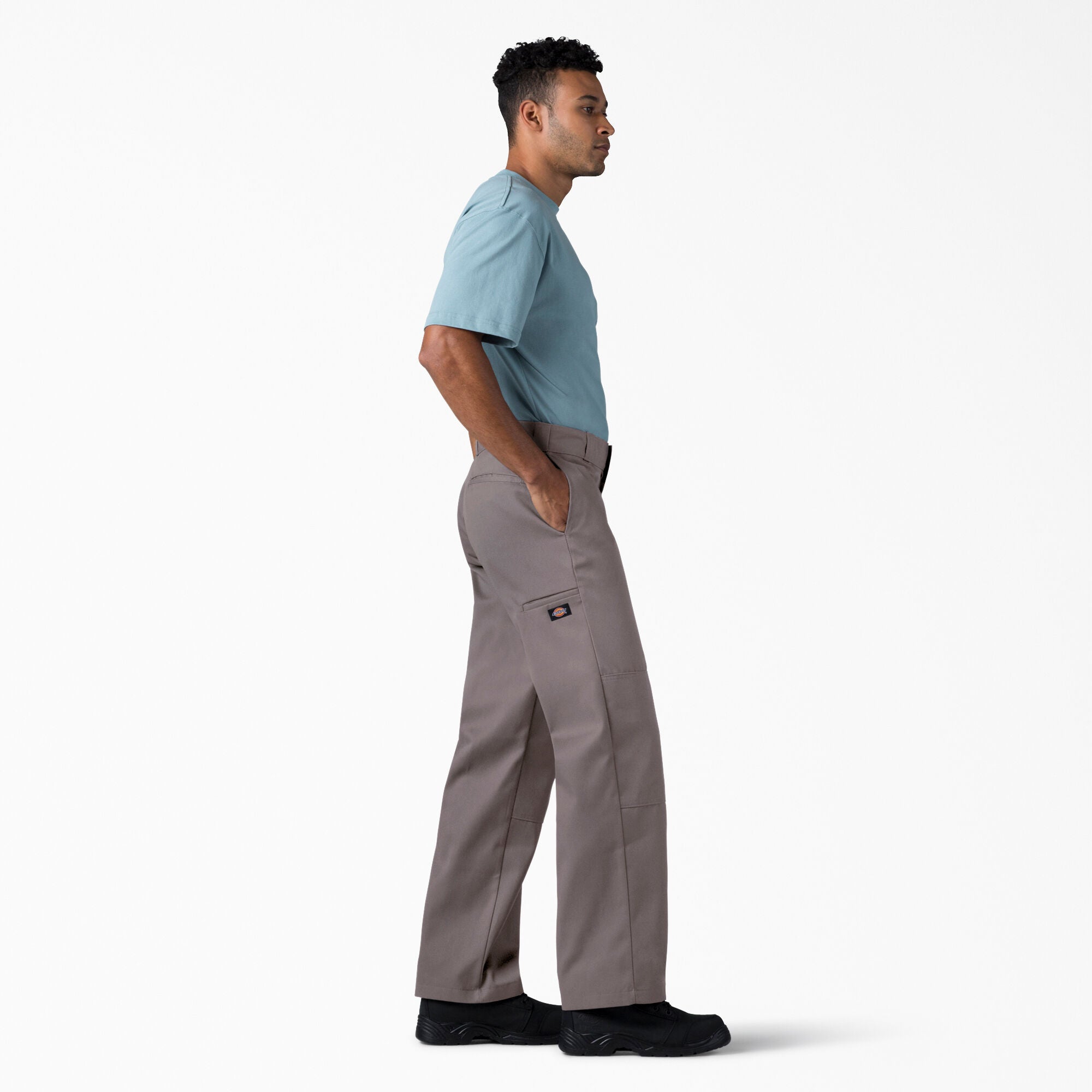 Dickies Loose Fit Double Knee Work Pants - Silver 85283 – Basics