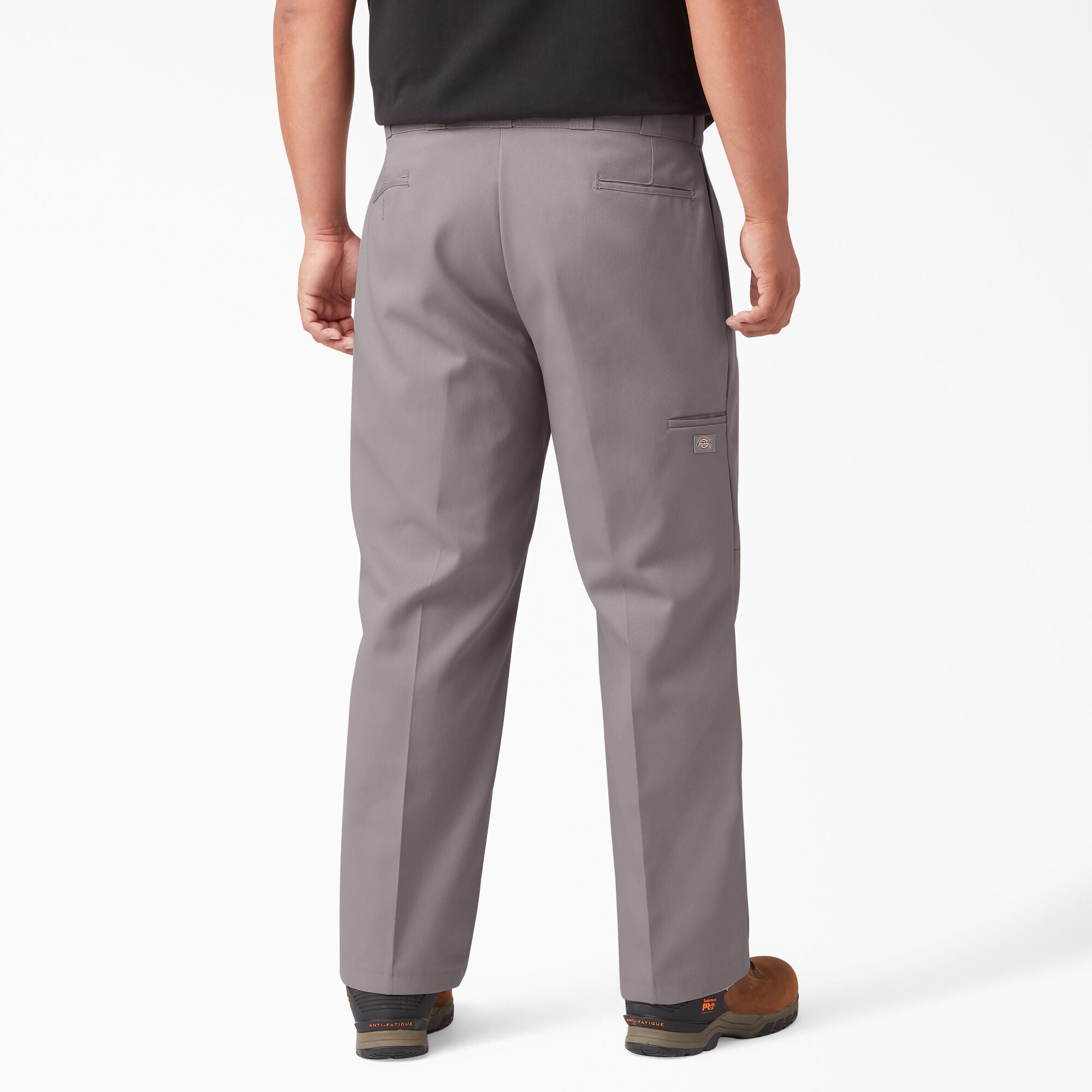 BELVET 2Pocket double knee ワークパンツ グレー Dickies Loose Fit Double Knee Work Pants - Silver 85283 – Basics