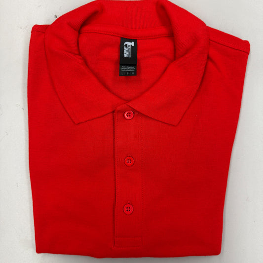 Gildan Hammer Polo Shirt, Clearance (Red, Large)