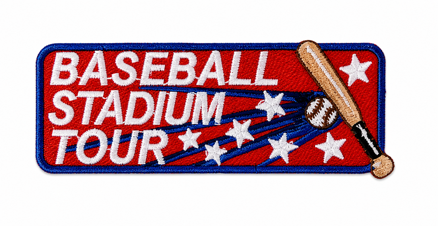 Discontinued Baseball Stadium Tour Fun Patch