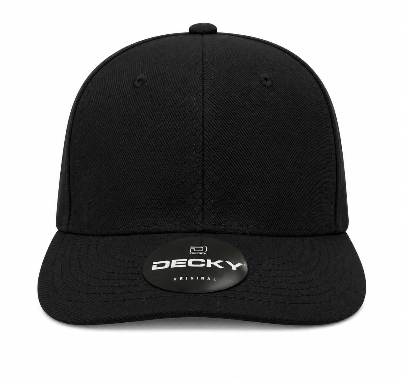 Decky 6 Panel Mid Profile Structured Acrylic/Polyester Cap #207
