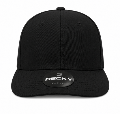 Decky 6 Panel Mid Profile Structured Acrylic/Polyester Cap #207