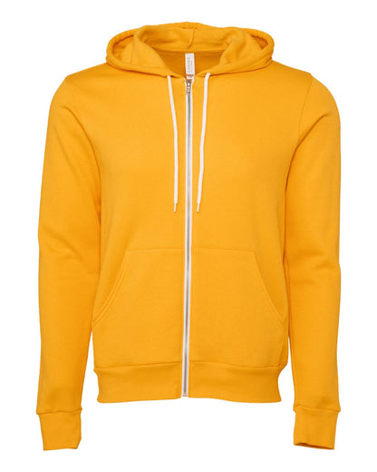 BELLA + CANVAS Sponge Fleece Full-Zip Hoodie