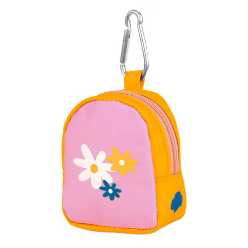 Daisy Mini Zipper Coin Purse Backpack Clip